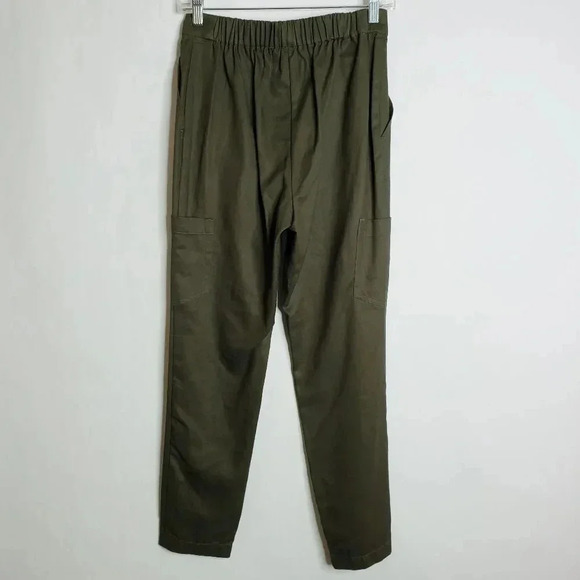 Bcbgeneretion Cropped Utility Pant Olive Green M - Picture 3 of 12